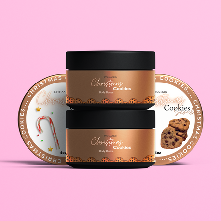 christmas cookies body scrub